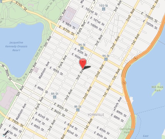 Location Map: 1651 3rd Avenue New York, NY 10128