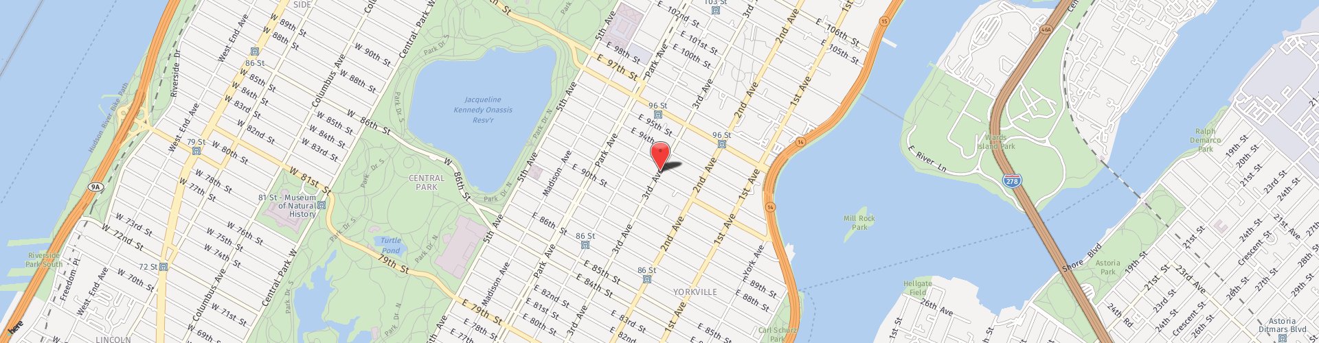 Location Map: 1651 3rd Avenue New York, NY 10128